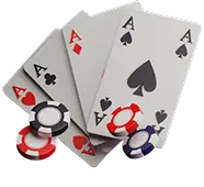 Ace Card Coin Poker Game Image